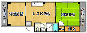 三和ビル 4F ｜ 兵庫県明石市西明石南町2丁目（賃貸マンション2LDK・4階・40.77㎡） その2