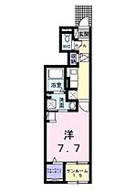 プラシード 104 ｜ 兵庫県姫路市名古山町（賃貸アパート1K・1階・31.66㎡） その2