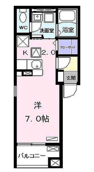 ヴェルデュールグレイス 301｜兵庫県姫路市北条永良町(賃貸アパート1K・3階・27.53㎡)の写真 その2