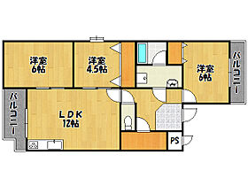 コーポ久兼 104 ｜ 兵庫県神戸市西区南別府3丁目（賃貸マンション3LDK・1階・65.49㎡） その2