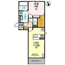 グランアイズ 101 ｜ 兵庫県明石市西新町1丁目（賃貸アパート1LDK・1階・45.46㎡） その2