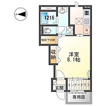 オーヴェスト・トレ 103 ｜ 兵庫県姫路市勝原区宮田（賃貸アパート1K・1階・33.86㎡） その2