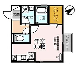 メゾンドアヴニール星が丘 208 ｜ 兵庫県神戸市垂水区星が丘1丁目（賃貸アパート1R・2階・27.54㎡） その2