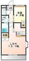 エスポワールミニオン 202 ｜ 兵庫県明石市鳥羽（賃貸アパート1LDK・2階・42.00㎡） その2