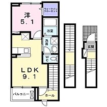 メゾングレーヌ龍野町 303 ｜ 兵庫県姫路市龍野町3丁目（賃貸アパート1LDK・3階・42.20㎡） その2