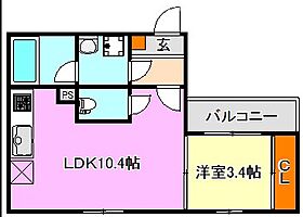 Ｈａｒｍｏｎｉｅ・Ｈａｒｕｈｏｎｅｙ 102 ｜ 兵庫県神戸市垂水区王居殿3丁目（賃貸アパート1LDK・1階・32.44㎡） その2