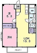 エピドール 202 ｜ 兵庫県明石市西明石西町2丁目（賃貸アパート2LDK・2階・52.17㎡） その2