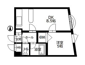 トライアングル3 207 ｜ 石川県金沢市久安３丁目405-1（賃貸マンション1DK・2階・28.35㎡） その2