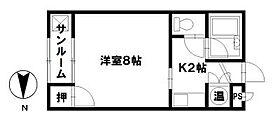 アイビーハイツ 308 ｜ 石川県野々市市扇が丘20-5（賃貸マンション1K・3階・26.28㎡） その2