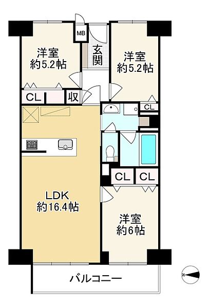 間取りを拡大表示