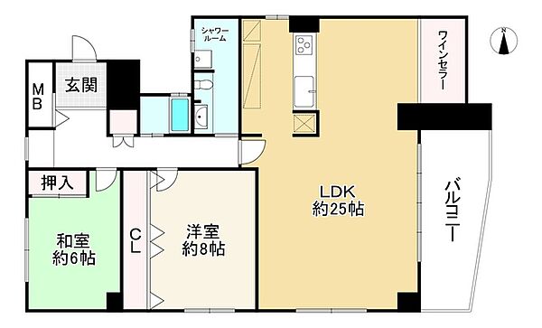 間取りを拡大表示