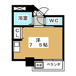 フジマツ第3ビル ワンルームの間取図画像