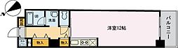 オーブ喜多乃 1Kの間取図画像