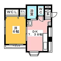 間取図画像 1DK