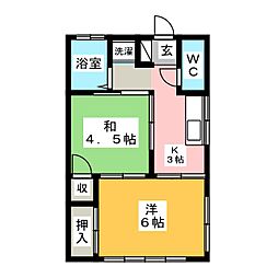 間取図画像 2K