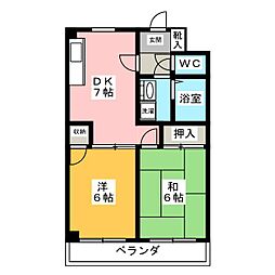 間取図画像 2DK