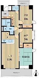プロスペクト浦和常盤 3LDKの間取図画像