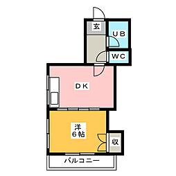 間取図画像 1DK