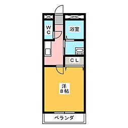 ParkSideToro 1Kの間取図画像
