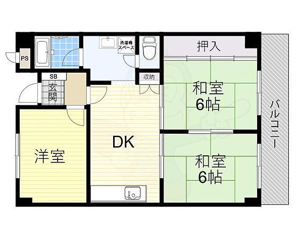 ホワイエ・アンノマエ ｜大阪府門真市脇田町(賃貸マンション3DK・3階・55.00㎡)の写真 その2