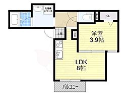 間取図画像 1LDK