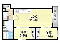 物件の間取り
