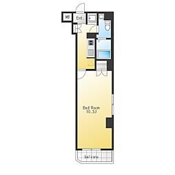 Grandvan学芸大学 1Kの間取図画像