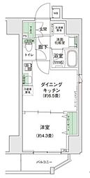 スタイリオ蒲田2 1Kの間取図画像