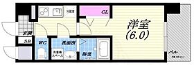 大阪府大阪市西成区岸里２丁目（賃貸マンション1K・3階・22.14㎡） その2