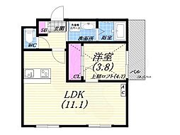 間取図画像 1LDK