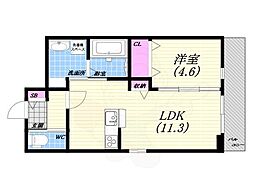 間取図画像 1LDK