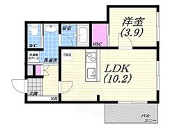 間取図画像 1LDK