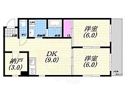 1996Hera 2SDKの間取図画像
