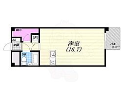 ホープ芦屋 ワンルームの間取図画像