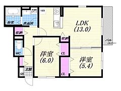 物件の間取り