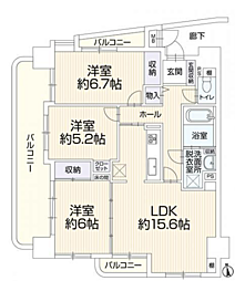 間取図画像 3LDK