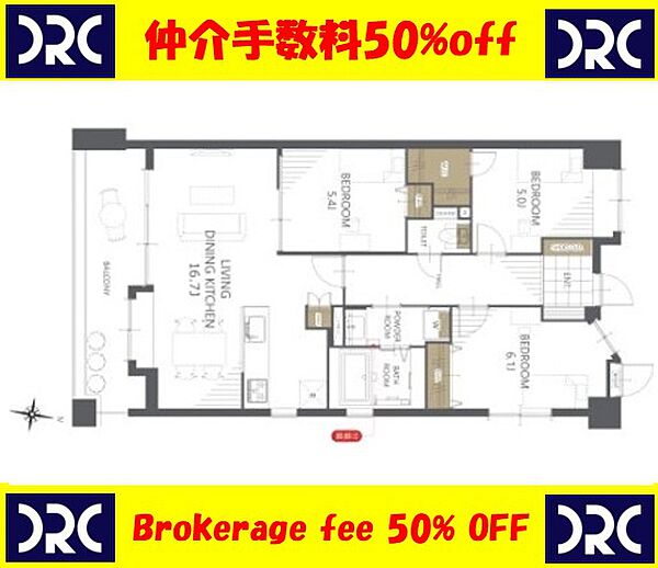 間取りを拡大表示