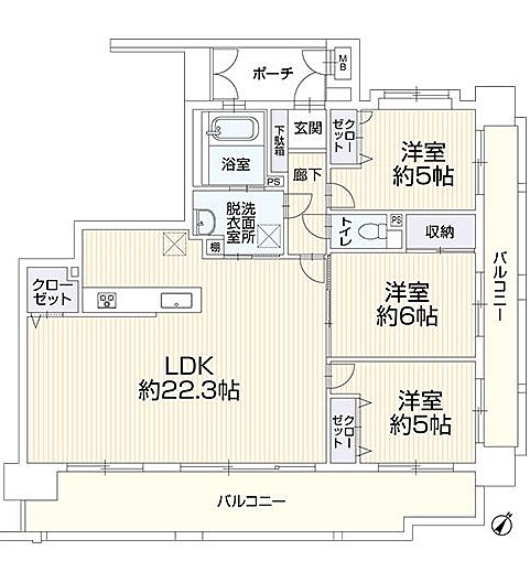 間取りを拡大表示