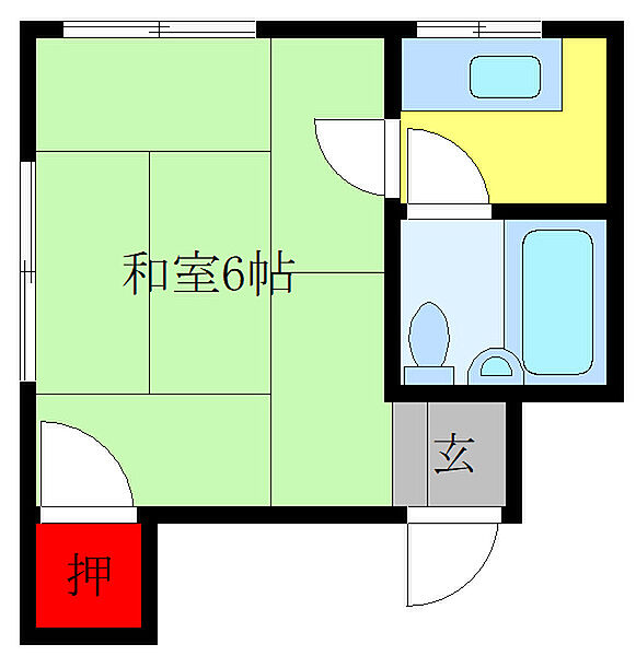 三商ハウス ｜東京都板橋区稲荷台(賃貸アパート1K・2階・16.50㎡)の写真 その2