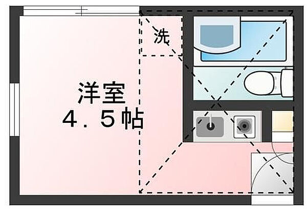 レオポルドイナリ 205｜東京都板橋区稲荷台(賃貸アパート1R・2階・12.00㎡)の写真 その2