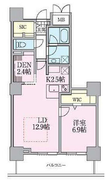 ロイヤルパークスタワー南千住 ｜東京都荒川区南千住4丁目(賃貸マンション1SLDK・26階・59.96㎡)の写真 その2