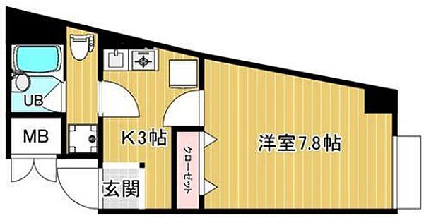 秀華六番館 107｜東京都北区志茂4丁目(賃貸マンション1K・1階・25.00㎡)の写真 その2