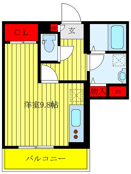 エール加久 302｜東京都板橋区徳丸3丁目(賃貸マンション1R・3階・34.06㎡)の写真 その2