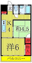 東京都板橋区板橋2丁目（賃貸マンション2K・4階・33.61㎡） その2