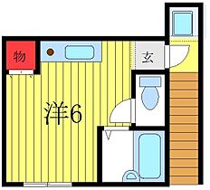 東京都板橋区小豆沢1丁目（賃貸アパート1R・2階・20.25㎡） その2