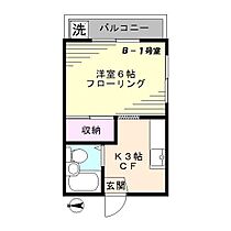 フラッツ鈴木 B1 ｜ 東京都豊島区池袋3丁目（賃貸マンション1K・2階・18.36㎡） その2