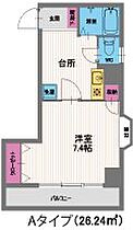 シェ・ピエール 101 ｜ 東京都台東区寿１丁目18-8（賃貸マンション1K・1階・26.24㎡） その2