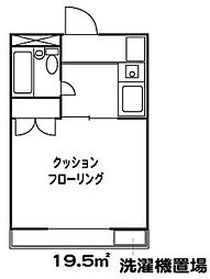 ラブリーメゾン綾瀬 1Kの間取図画像