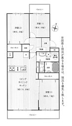 間取図画像 3LDK