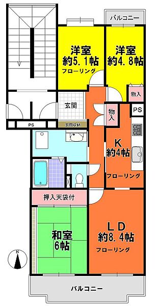 間取りを拡大表示